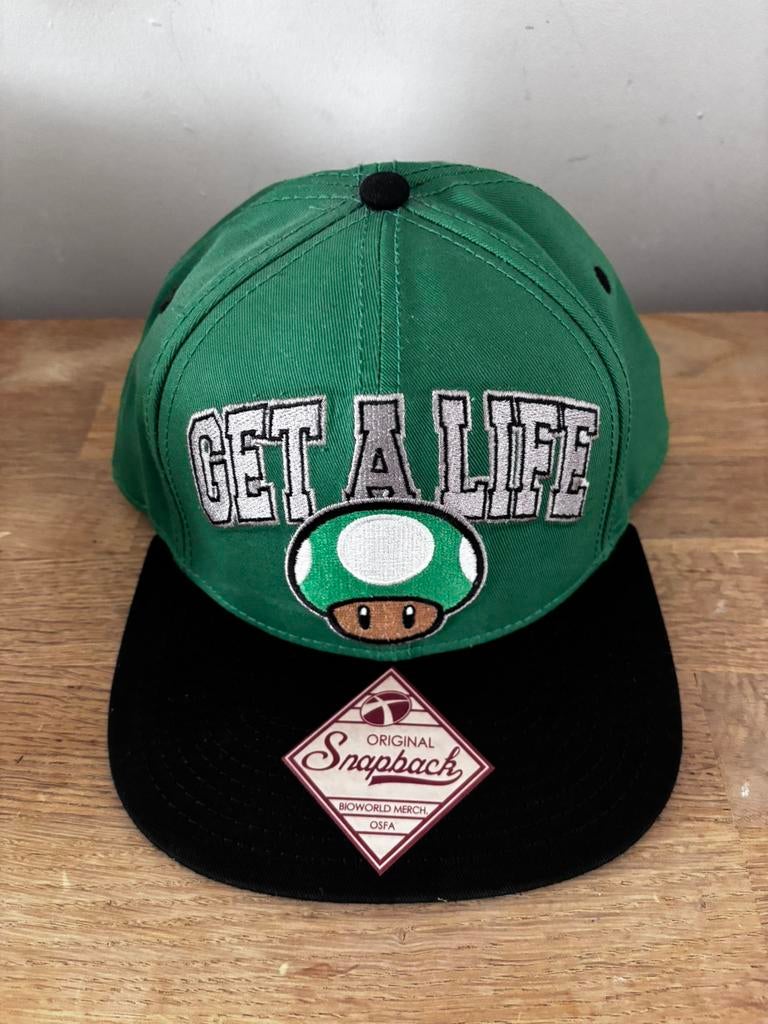 Nintendo  Super Mario Bros Get A Life Snapback Ni, Ophalen of Verzenden, Zo goed als nieuw