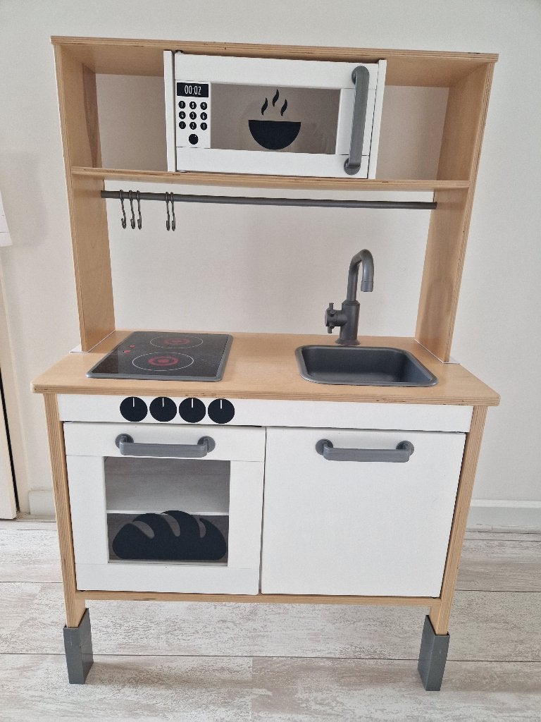 Ikea speel keuken met veel "houten" spulletjes erbij, Ophalen, Gebruikt, Hout, Speelkeuken-accessoire