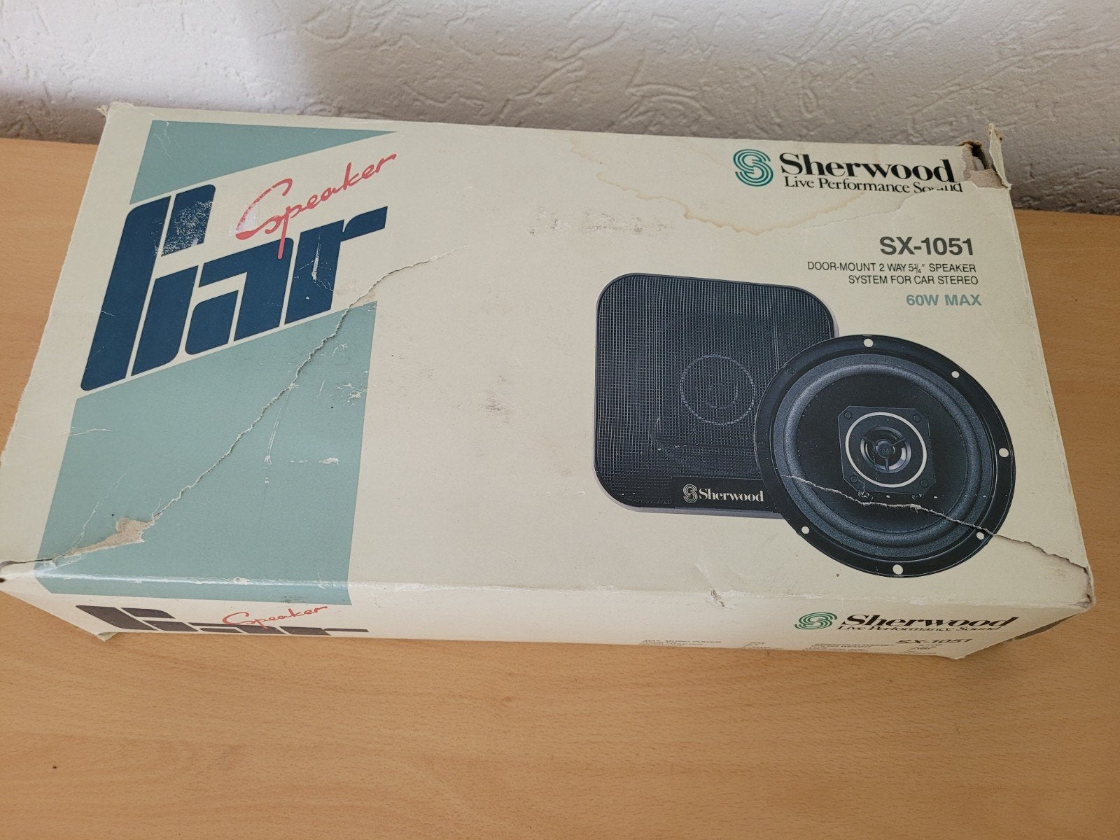 Sherwood SX-1051 2-weg autospeakers nieuw in doos, Auto diversen, .., .., Nieuw, Ophalen of Verzenden