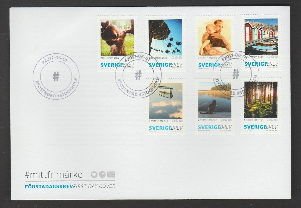 Zweden - FDC - Michelnr 3171-3180 - instagramfoto's, Postzegels en Munten, Postzegels | Europa | Scandinavië, Verzenden, Zweden