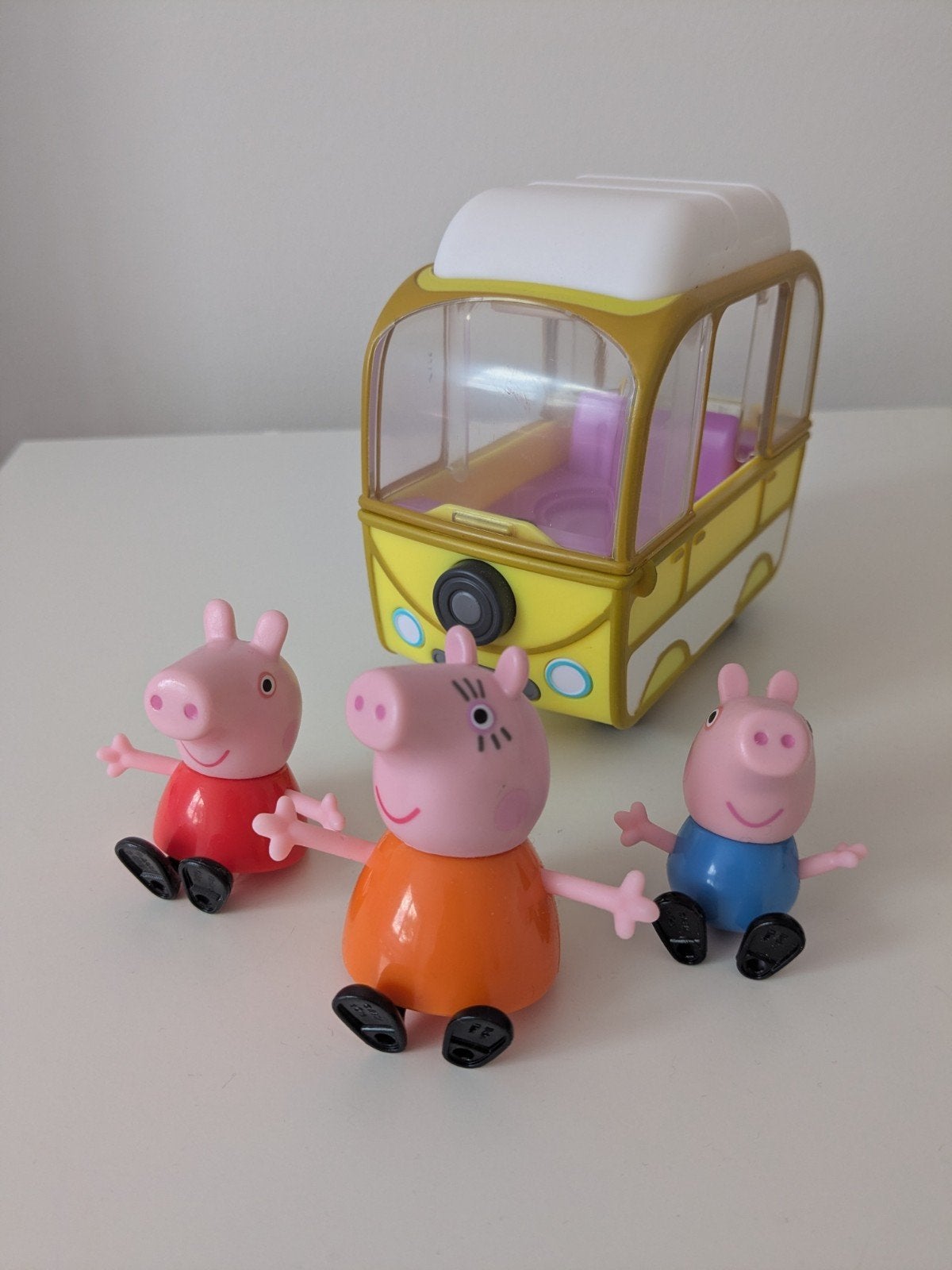 Peppa Pig Campervan met figuren, Ophalen of Verzenden, Gebruikt