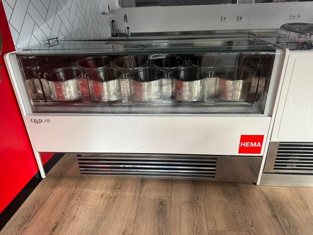 Professionele ijsmachines / ijsvitrines Ijssalon, Zakelijke goederen, Ophalen, Gebruikt, Koelen en Vriezen