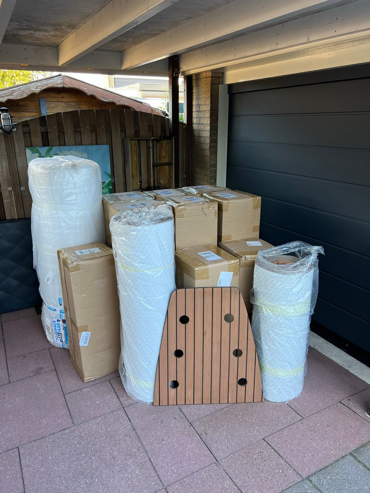 Teak foam | bootvloer | anti slip | teak deck | zwemplateau, Ophalen of Verzenden, Nieuw, Onderhoud en Reparatie