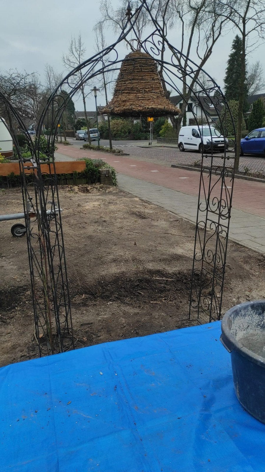 Rozenbogen s stuks. Zonder decoratie., Tuin en Terras, Tuinwanddecoratie, Ophalen, Gebruikt
