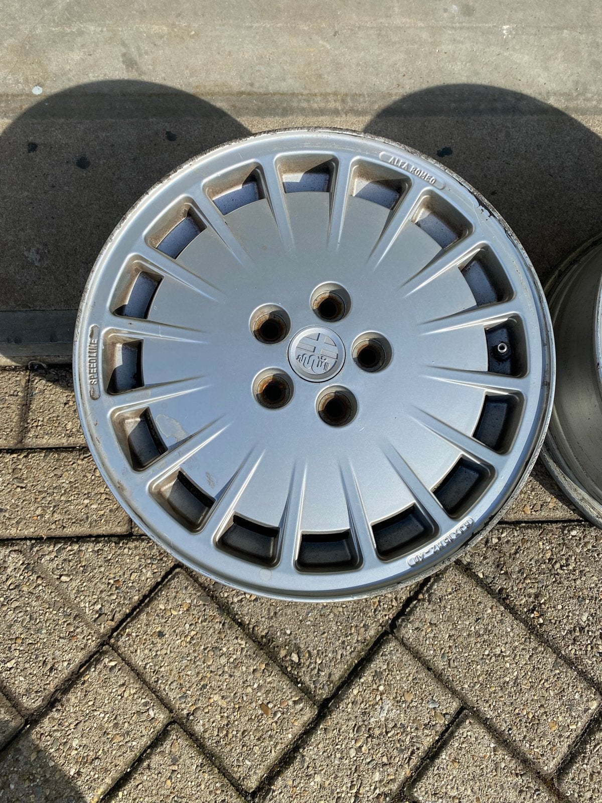 Alfa Romeo Speedline 15 inch velgen, Ophalen, Gebruikt, 15 inch, Velg(en)