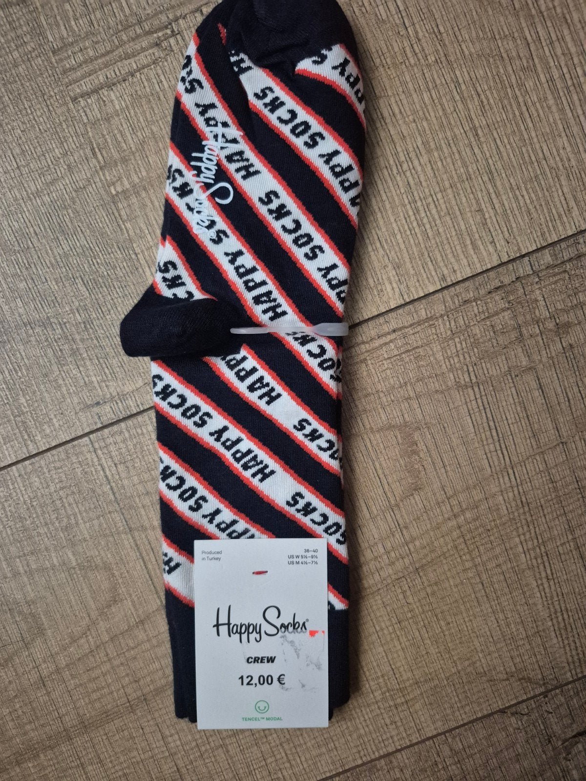 Happy Socks Crew Sokken - Nieuw met label, Ophalen of Verzenden, Nieuw, Maat 35 t/m 38, Sokken en Kniesokken