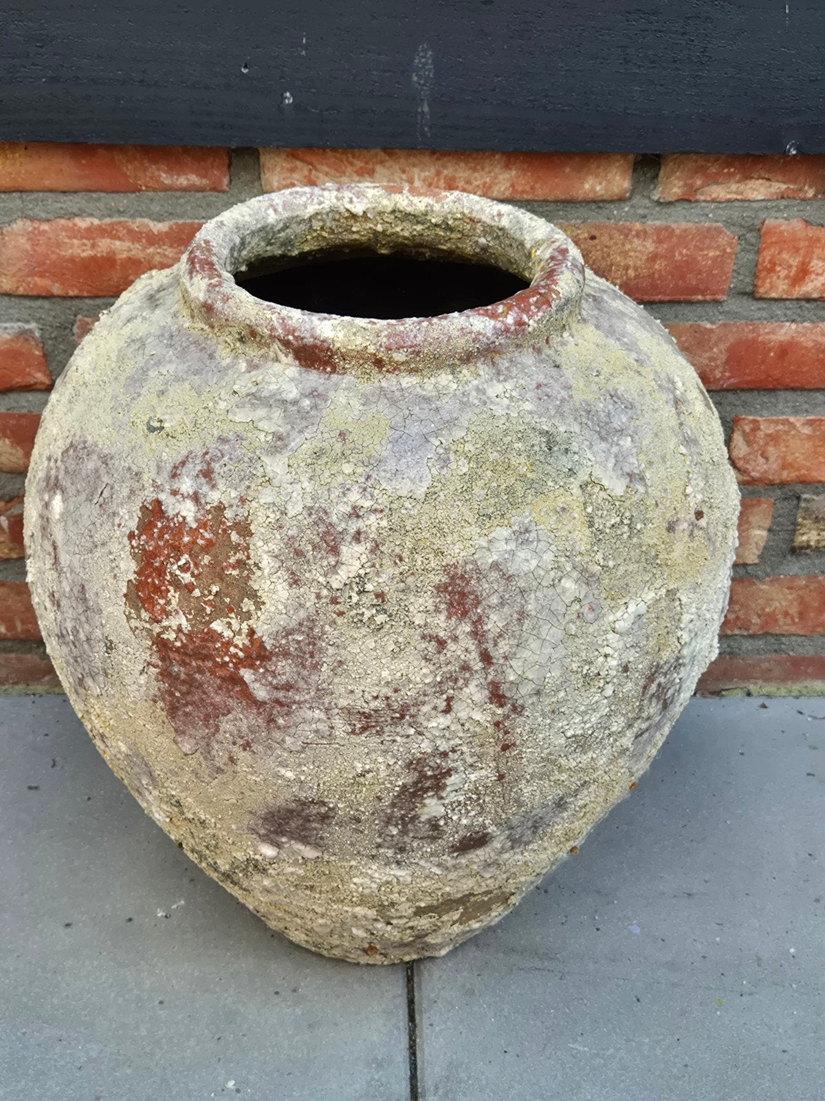 Grote stoere kruik vaas 40 cm, Ophalen