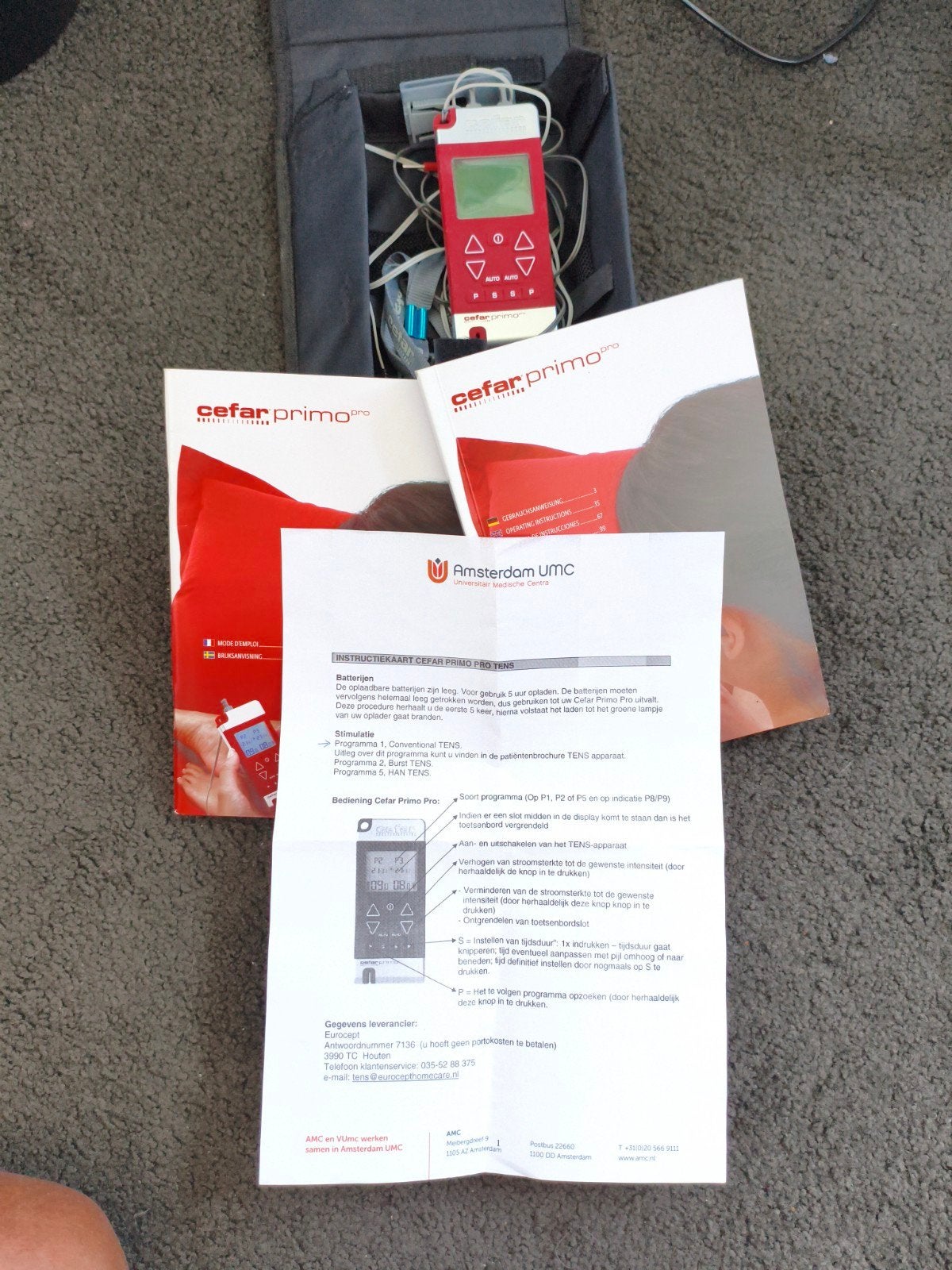 Tens apparaat pijn bestrijding( proffesioneel), Ophalen of Verzenden