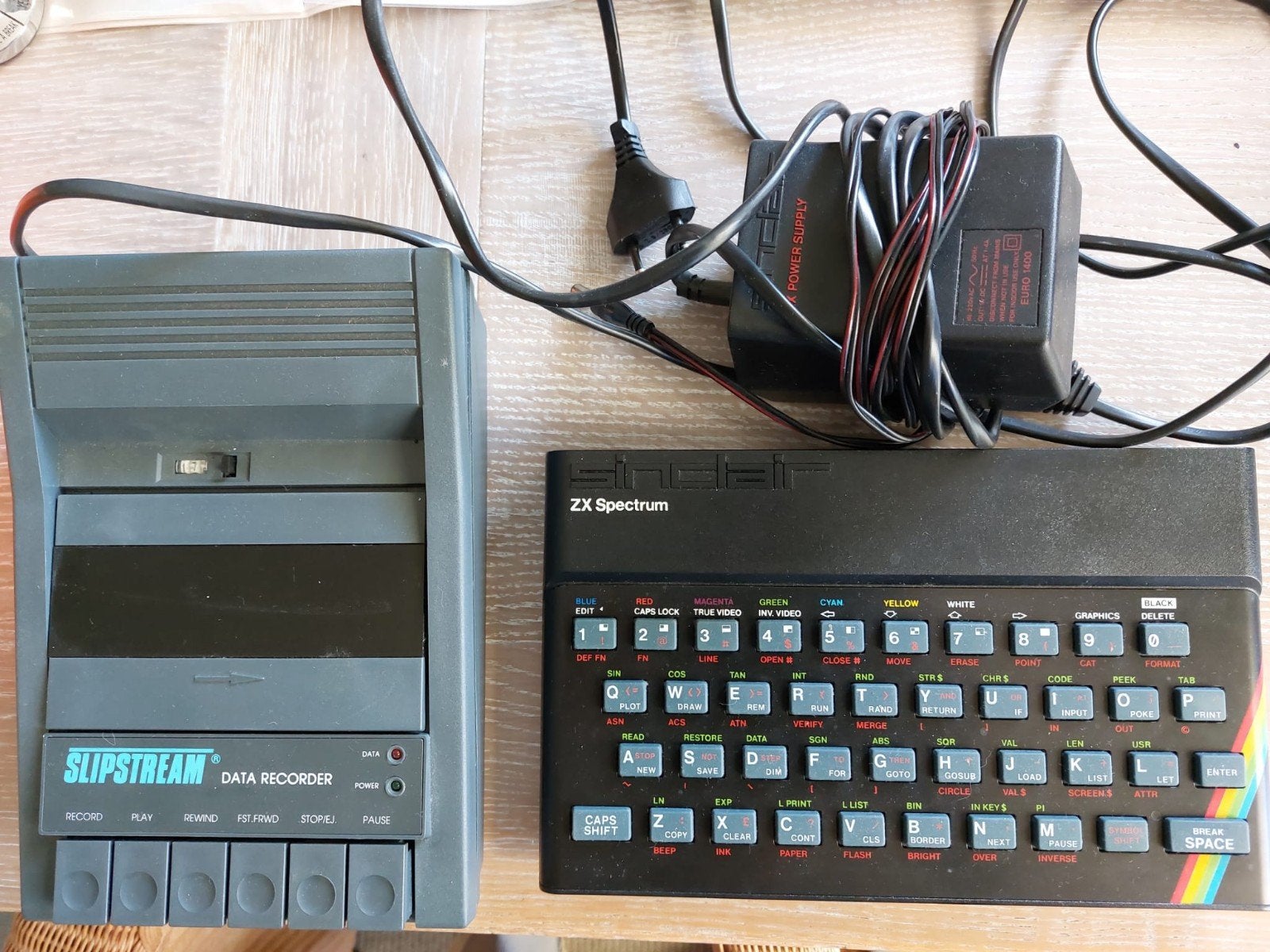 Sinclair ZX Spectrum 48 K, met Slipstream Data Recorder, Computers en Software, Vintage Computers, Ophalen, Sinclair