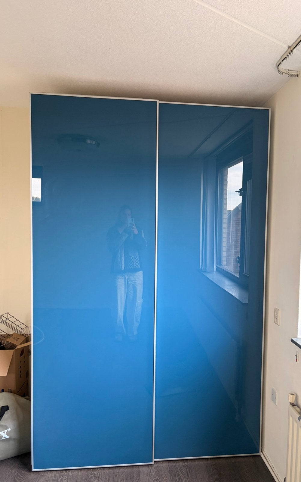 IKEA PAX kledingkast, Ophalen, 200 cm of meer, 50 tot 75 cm, Glas