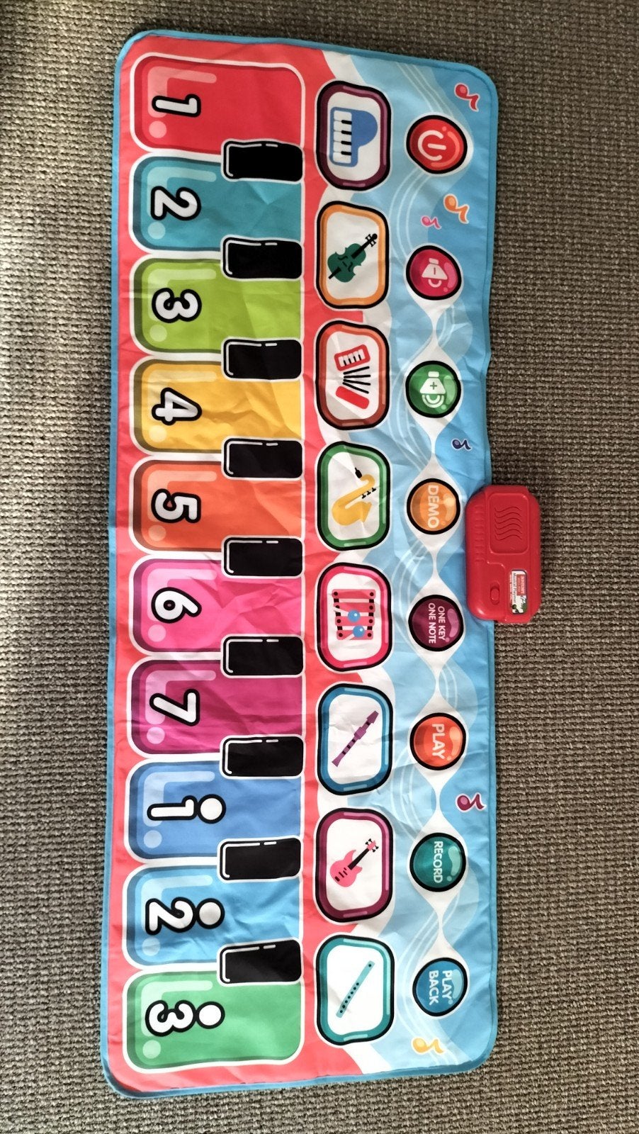 Interactieve Muzikale Speelmat - Bontempi Playmat, Ophalen of Verzenden, Zo goed als nieuw, Speelkleed, Met geluid