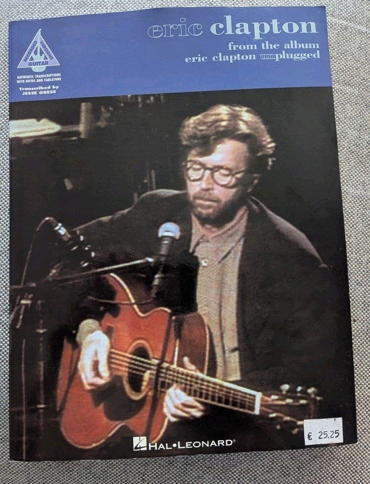 Eric Clapton – Unplugged bladmuziek in zeer goede staat, Ophalen of Verzenden, Gelezen, Artiest