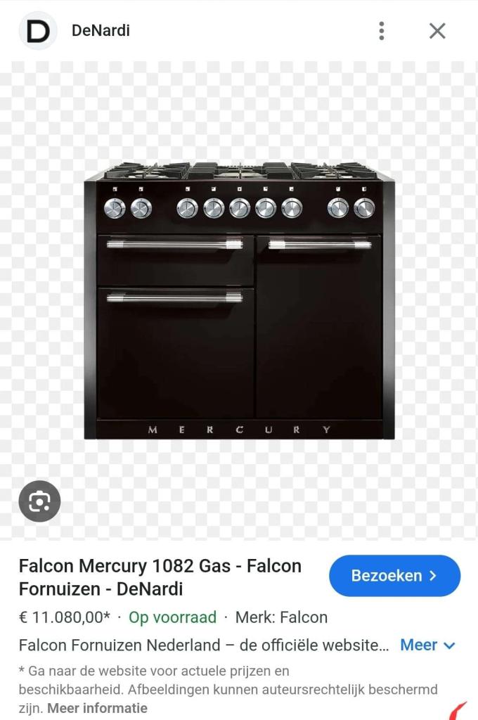 🔥Luxe Fornuis Falcon Mercury 100 cm blueberry blauw 3 ovens, Niet ingevuld, 60 cm of meer, Niet ingevuld, Ophalen of Verzenden