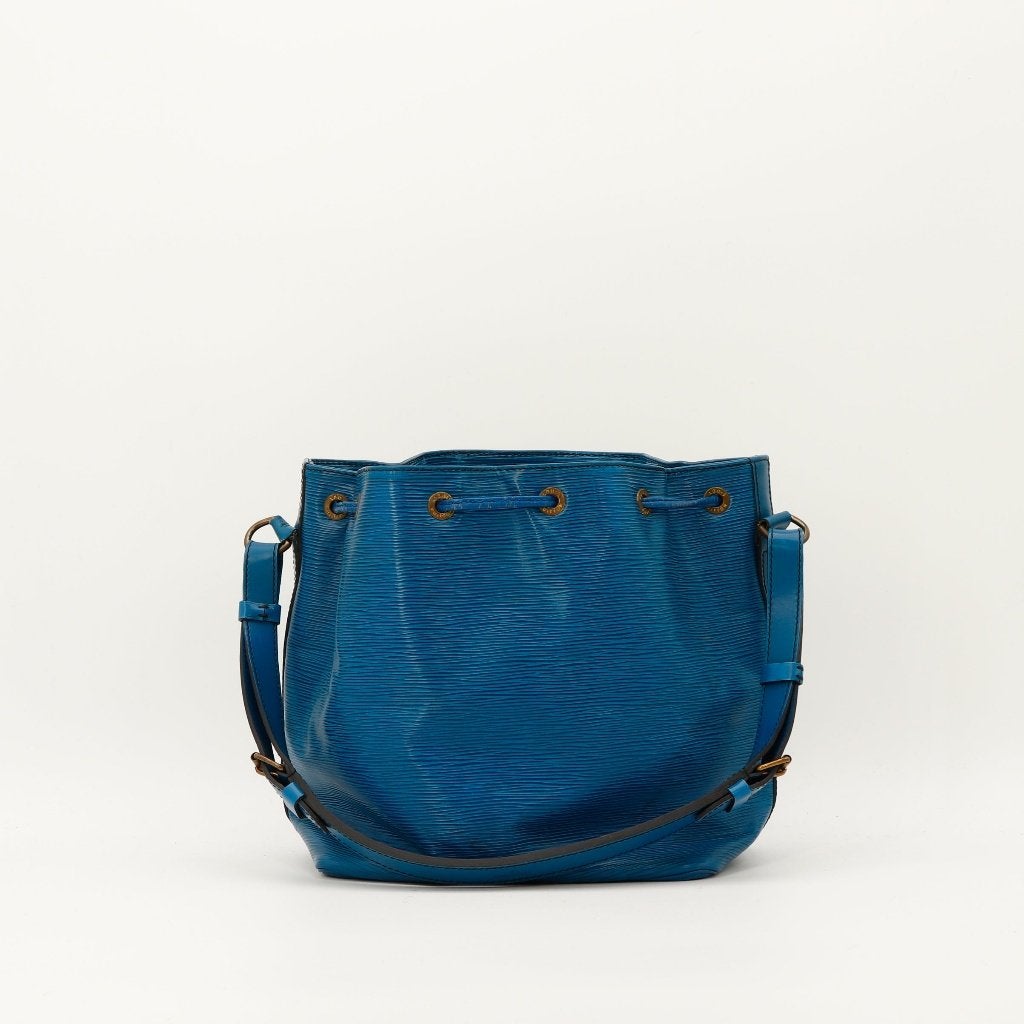 Louis Vuitton Noé in blauw Épi 25x26x20 cm handtas, Verzenden, Gebruikt, Blauw, Handtas