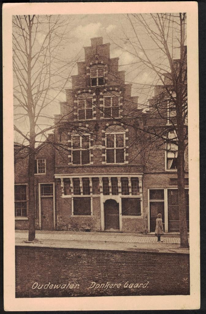 Oudewater, Donkere Gaard. Periode 1918-1927., Ophalen of Verzenden, 1920 tot 1940, Ongelopen, Utrecht