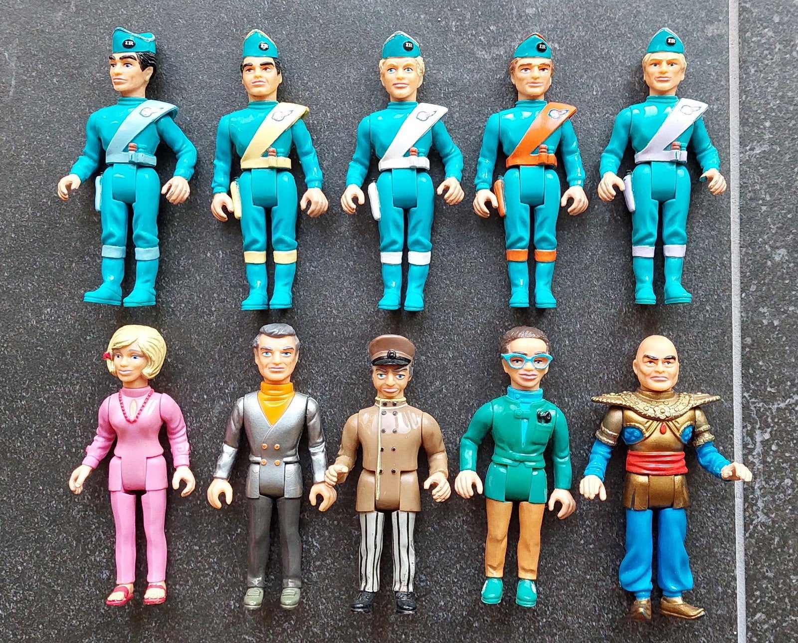 Complete set Thunderbirds Matchbox poppetjes, Verzamelen, Ophalen of Verzenden, Nieuw