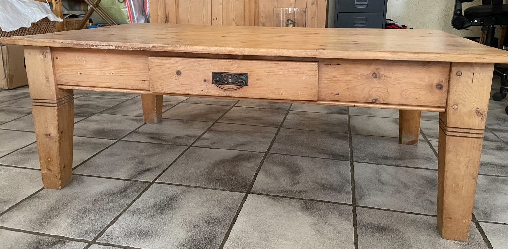 Salontafel met lade 130x80x47, Huis en Inrichting, Tafels | Salontafels, Ophalen, Gebruikt, 100 tot 150 cm, 50 tot 100 cm
