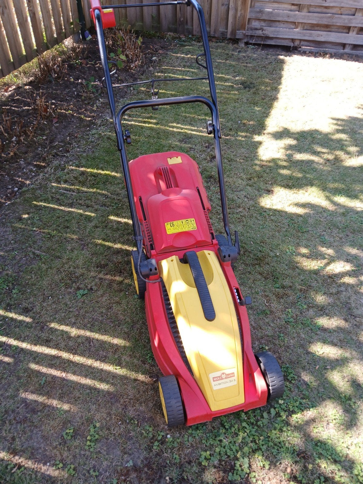 Wolf Garten elektrische grasmaaier, Tuin en Terras, Grasmaaiers, Ophalen, Gebruikt, Elektrische grasmaaier, Opvangzak