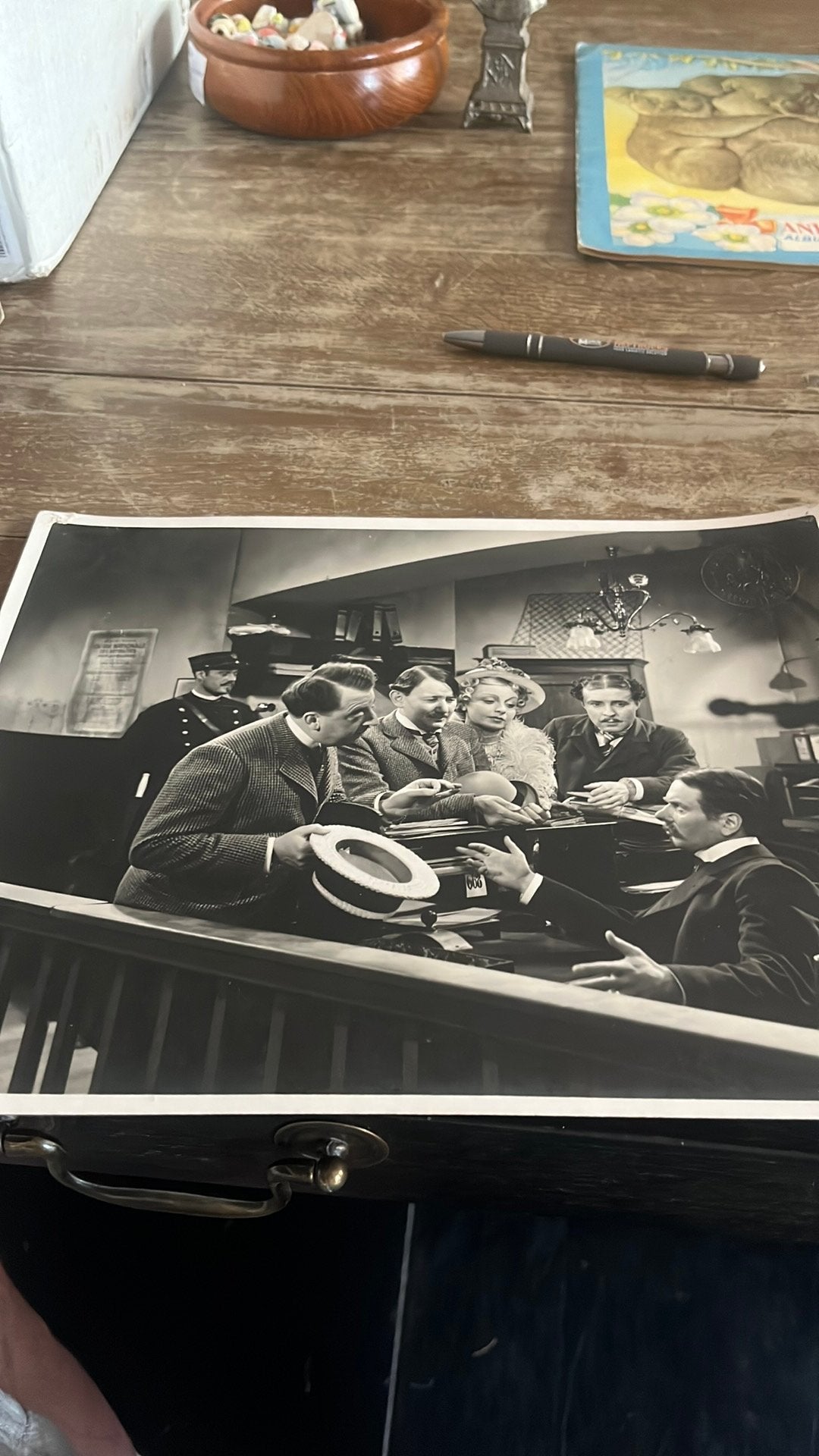 Zeldzame Filmfoto La Règle du Jeu 1939 - Met Keuringsstempel, Ophalen of Verzenden