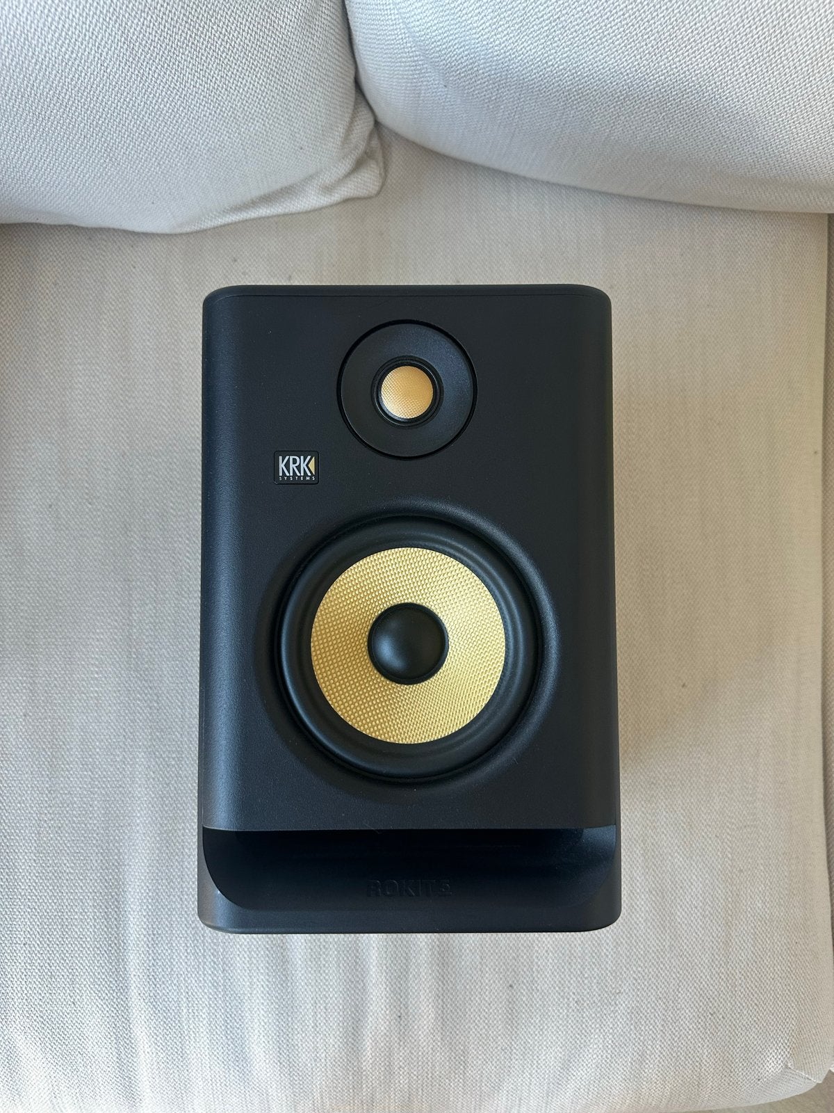 KRK Rokit 5 G4 Studiomonitoren (set van 2) incl. kabels, Ophalen, Studiomonitor, Inclusief kabels, Zo goed als nieuw