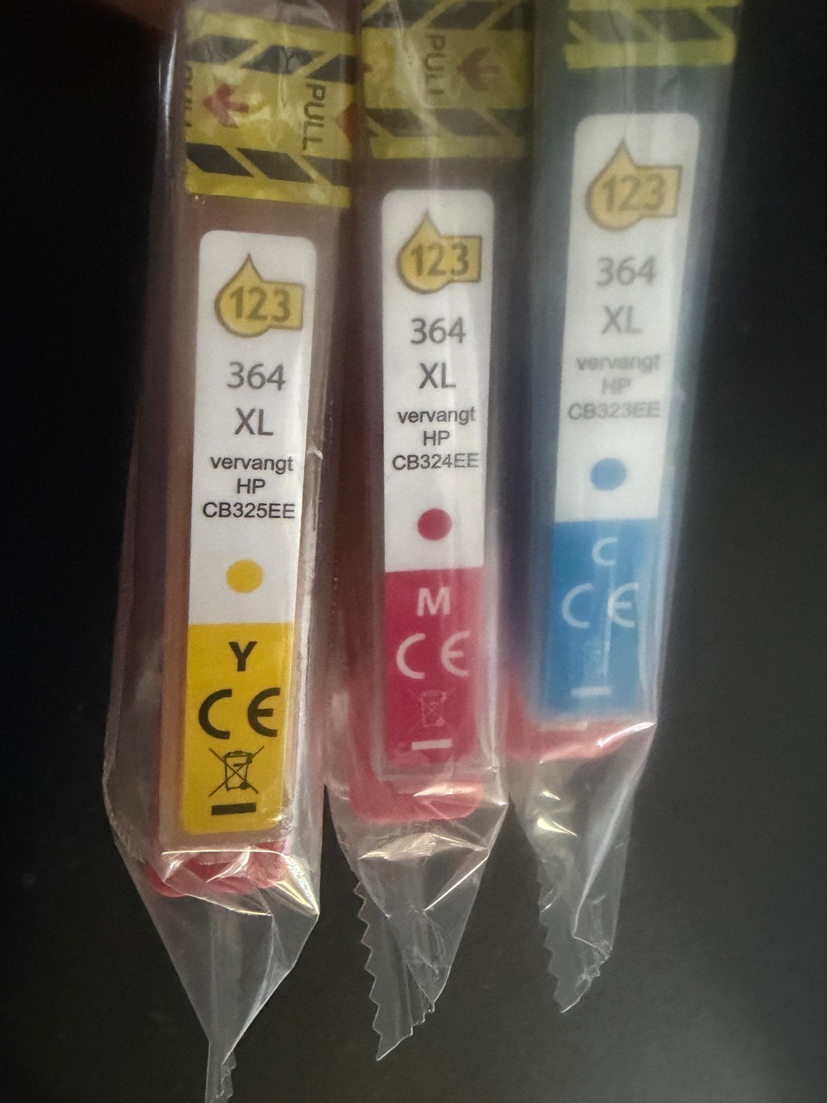 Inktcartridges 364 XL voor HP printers (geel, magenta, cyaan, Ophalen of Verzenden, Nieuw, Cartridge
