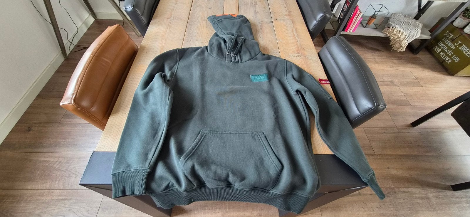 Trui/hoodie, Ophalen of Verzenden, Gedragen, Groen, Alpha Industries