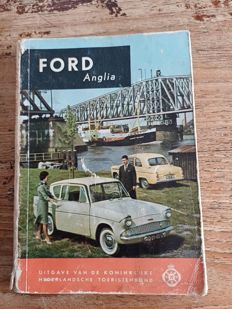 Vintage instructieboekje Ford Anglia, Auto diversen, Ophalen of Verzenden