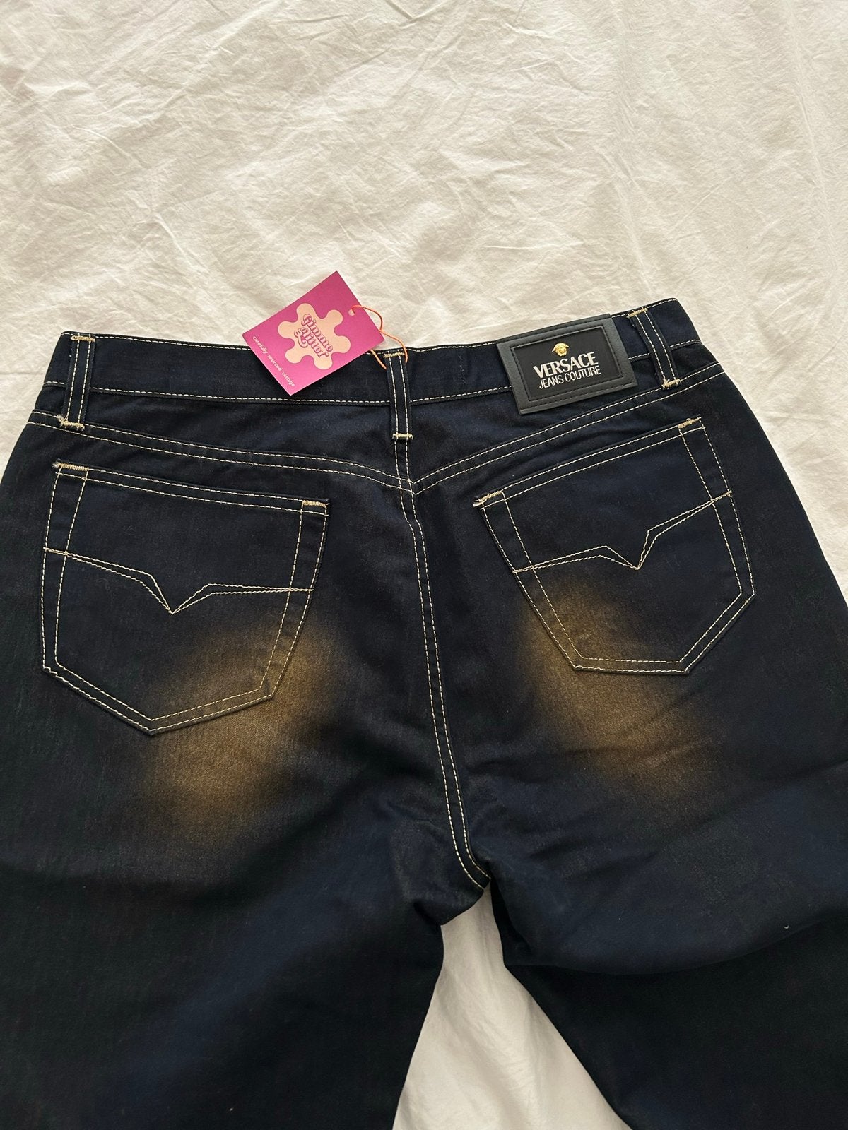 Versace vintage jeans, Ophalen of Verzenden, Zo goed als nieuw, Blauw