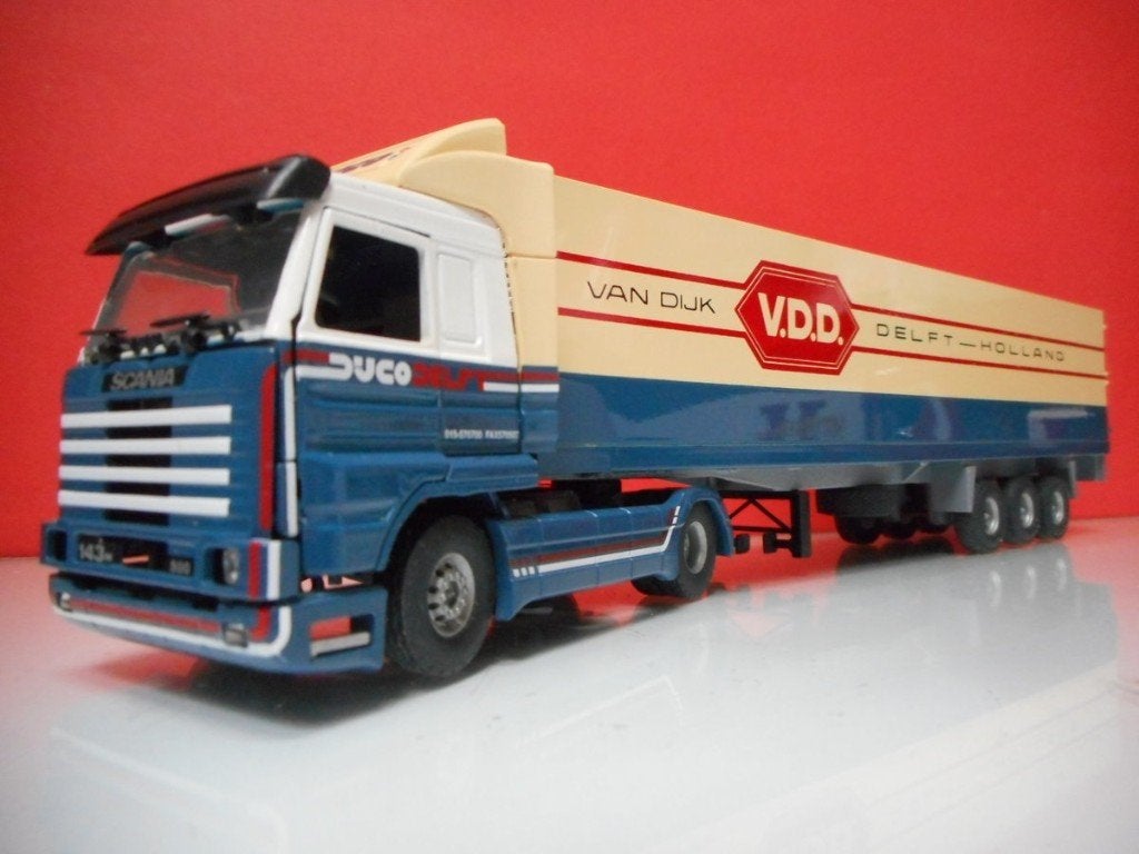 TEKNO SCANIA VDD VAN DIJCO MUS110, Hobby en Vrije tijd, Modelauto's | 1:50, Ophalen of Verzenden, Zo goed als nieuw, Bus of Vrachtwagen