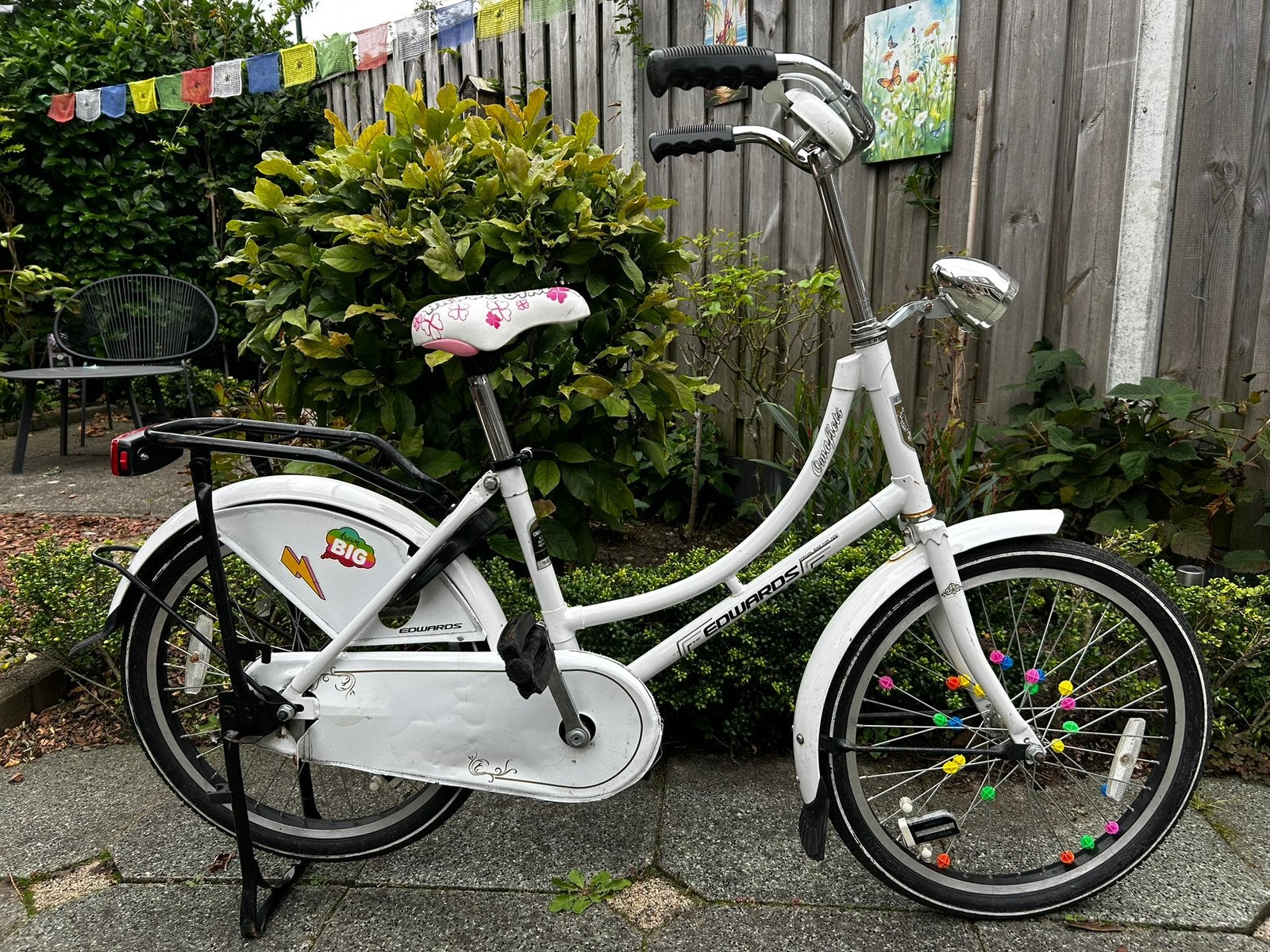 Meisjesfiets, Fietsen en Brommers, Ophalen, Gebruikt, Terugtraprem, 26 inch of meer