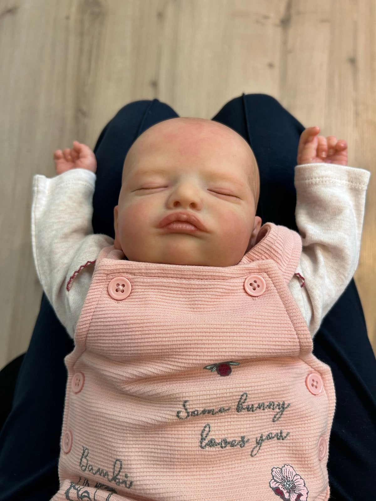 Realistische Reborn Babypop Rosalie, Ophalen of Verzenden, Zo goed als nieuw, Babypop