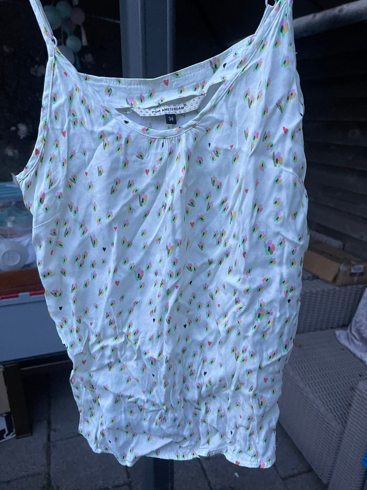 Pom Amsterdam top maat 34, Kleding | Dames, Ophalen of Verzenden, Zo goed als nieuw, Maat 34 (XS) of kleiner
