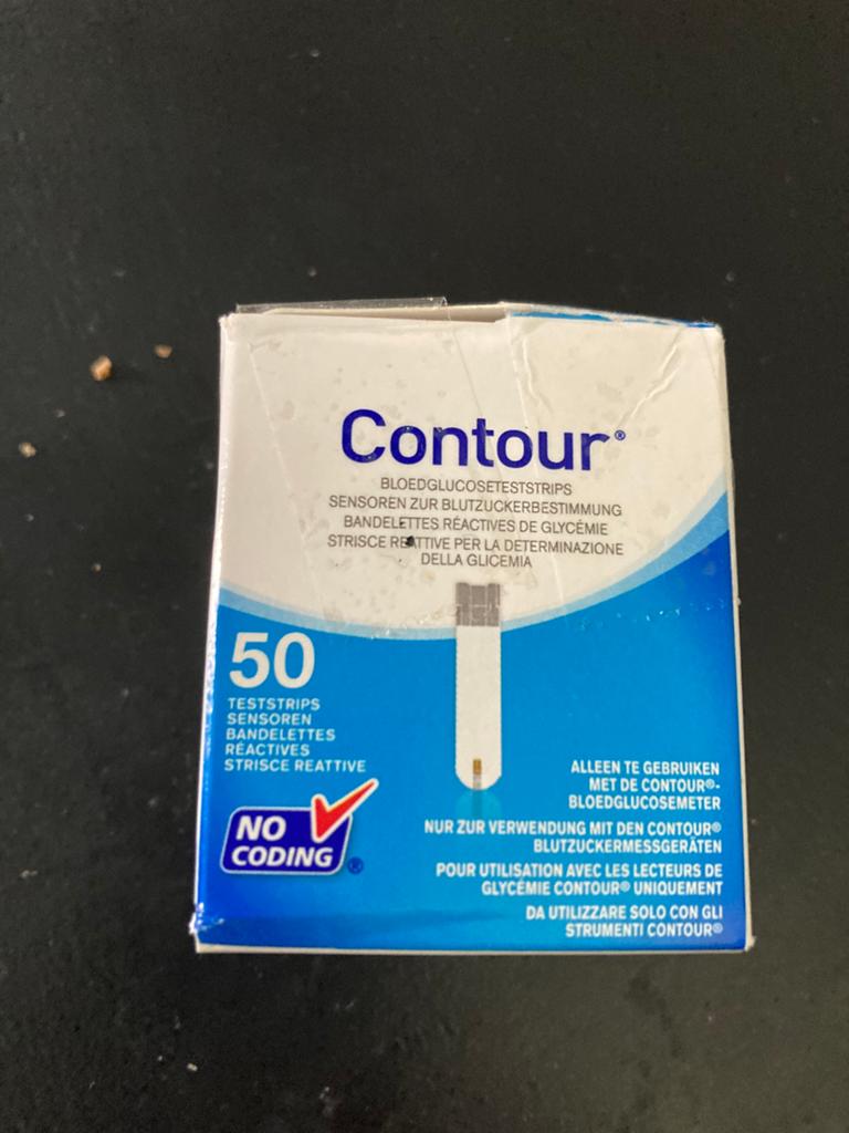 Test strips contour, Ophalen of Verzenden, Zo goed als nieuw
