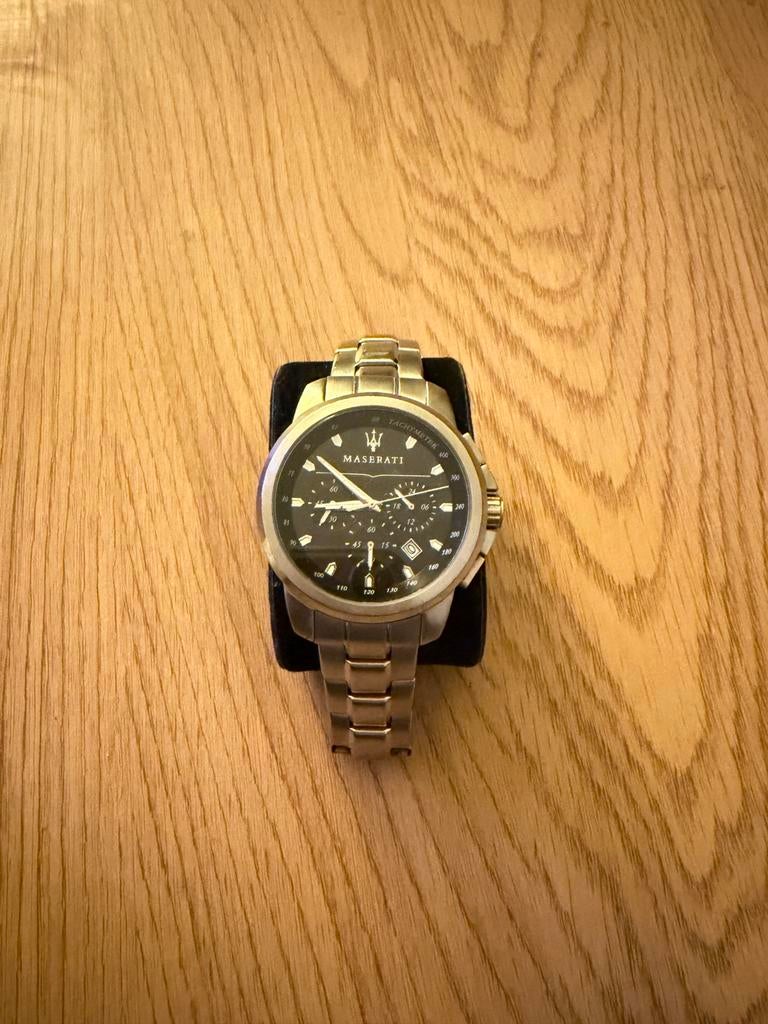 Maserati Successo horloge, Sieraden, Tassen en Uiterlijk, Horloges | Heren, Ophalen of Verzenden, Zo goed als nieuw, Staal, Seiko