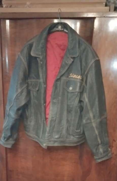 Diesel leather jacket, Ophalen of Verzenden, Zo goed als nieuw, Maat 56/58 (XL), Zwart
