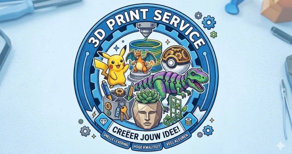 3D print service, Ophalen of Verzenden, Nieuw