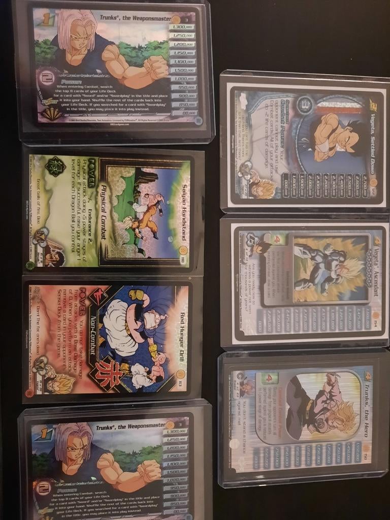 Dragon Ball Z score foils, Hobby en Vrije tijd, Verzamelkaartspellen | Overige, Ophalen of Verzenden, Zo goed als nieuw, Meerdere kaarten