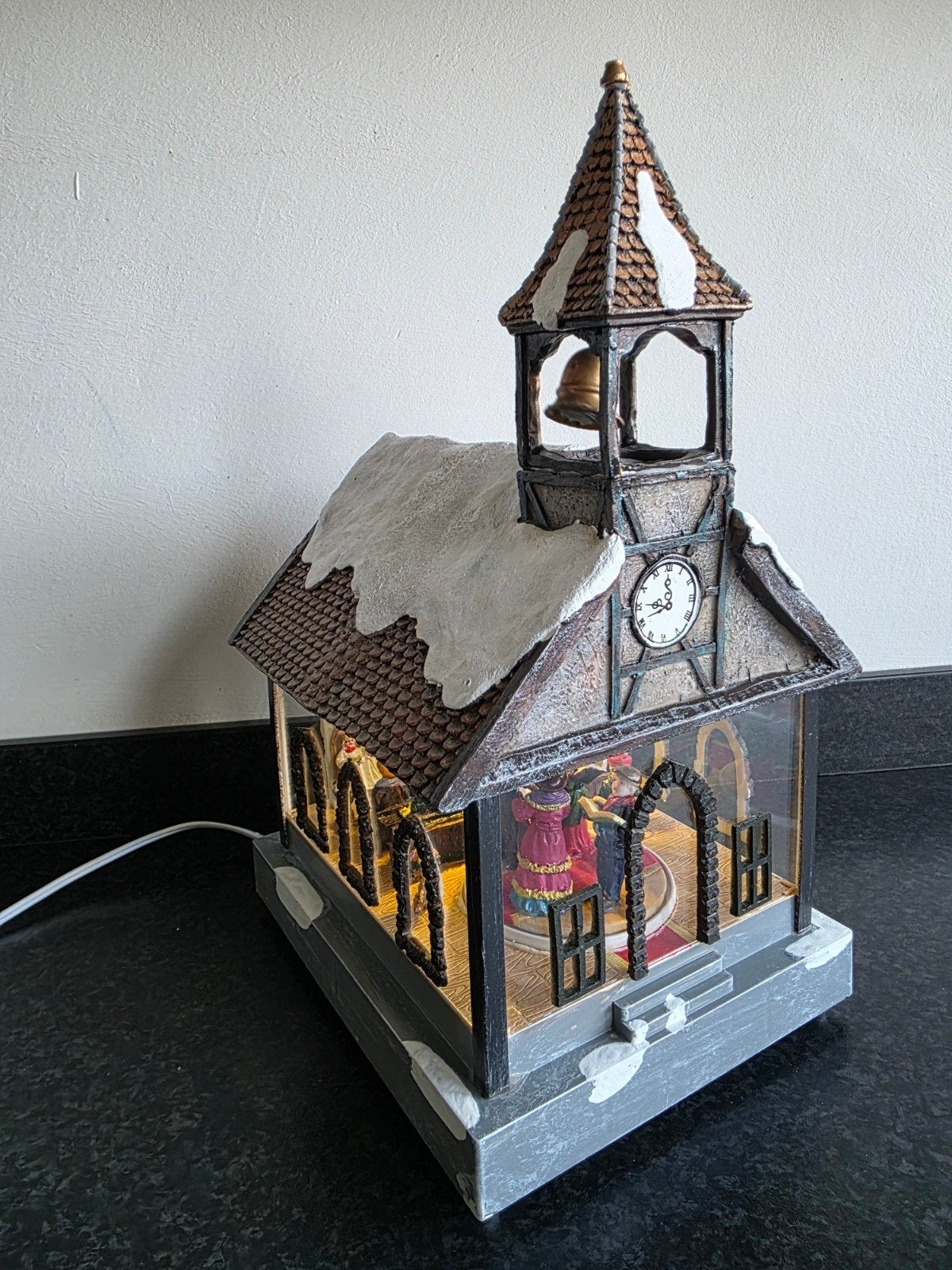 Intratuin kerstdorp kerk defect doorzichtig, Diversen, Ophalen, Gebruikt