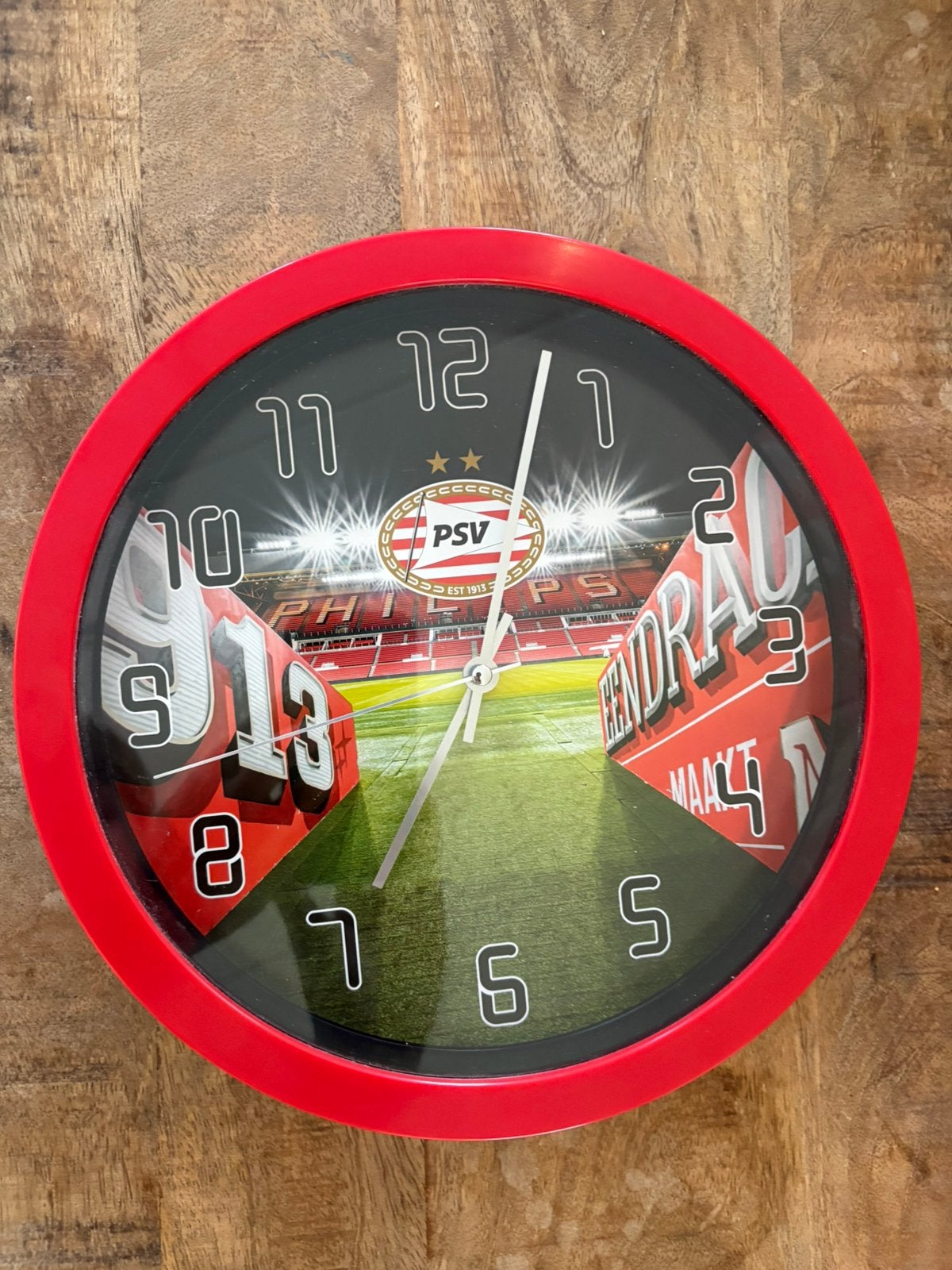 PSV wandklok, Ophalen, Zo goed als nieuw, Wandklok