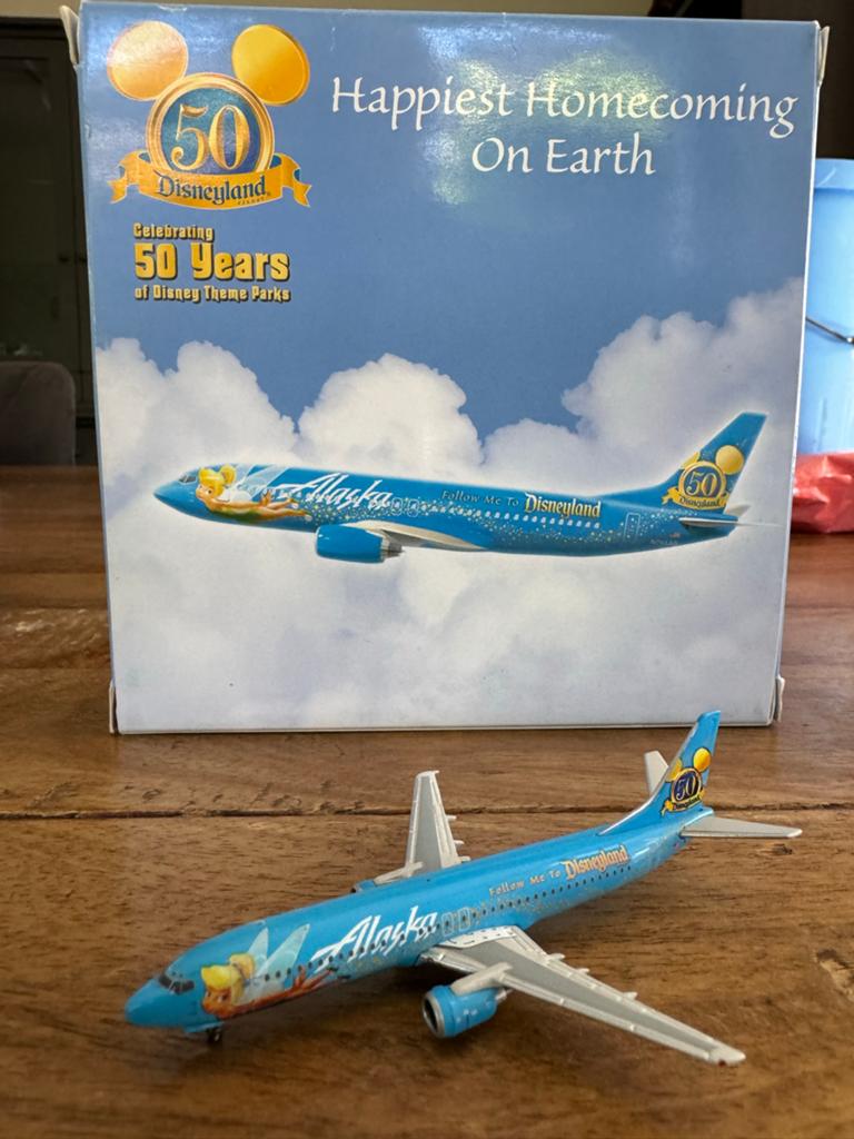 Gemini Jets 1/400: Alaska Airlines 50 jaar Disneyland, Ophalen of Verzenden, Nieuw