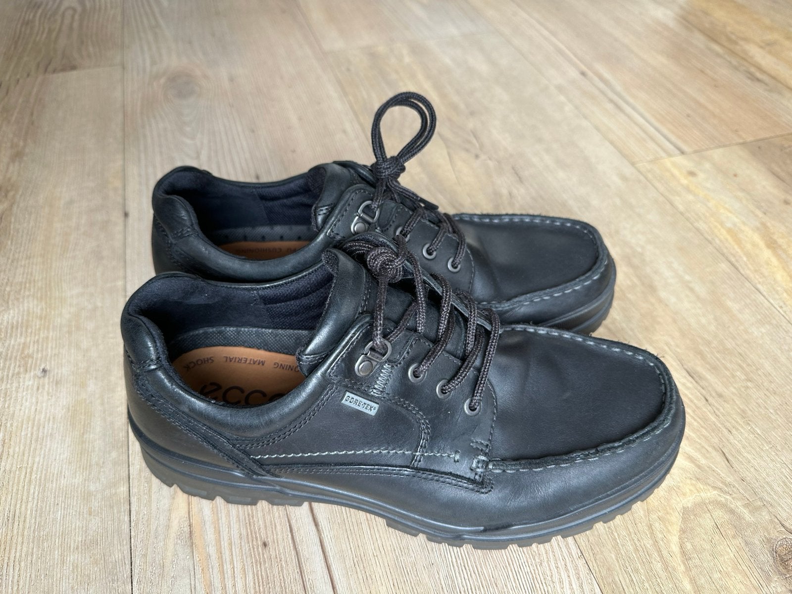 Ecco heren schoen maat 43, Zwart, Ophalen of Verzenden, Zo goed als nieuw, Veterschoenen