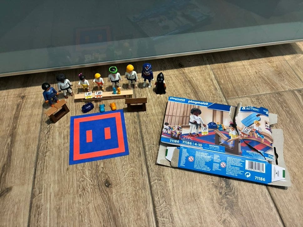 Playmobil 71186 judo en karate sport, Ophalen of Verzenden, Zo goed als nieuw