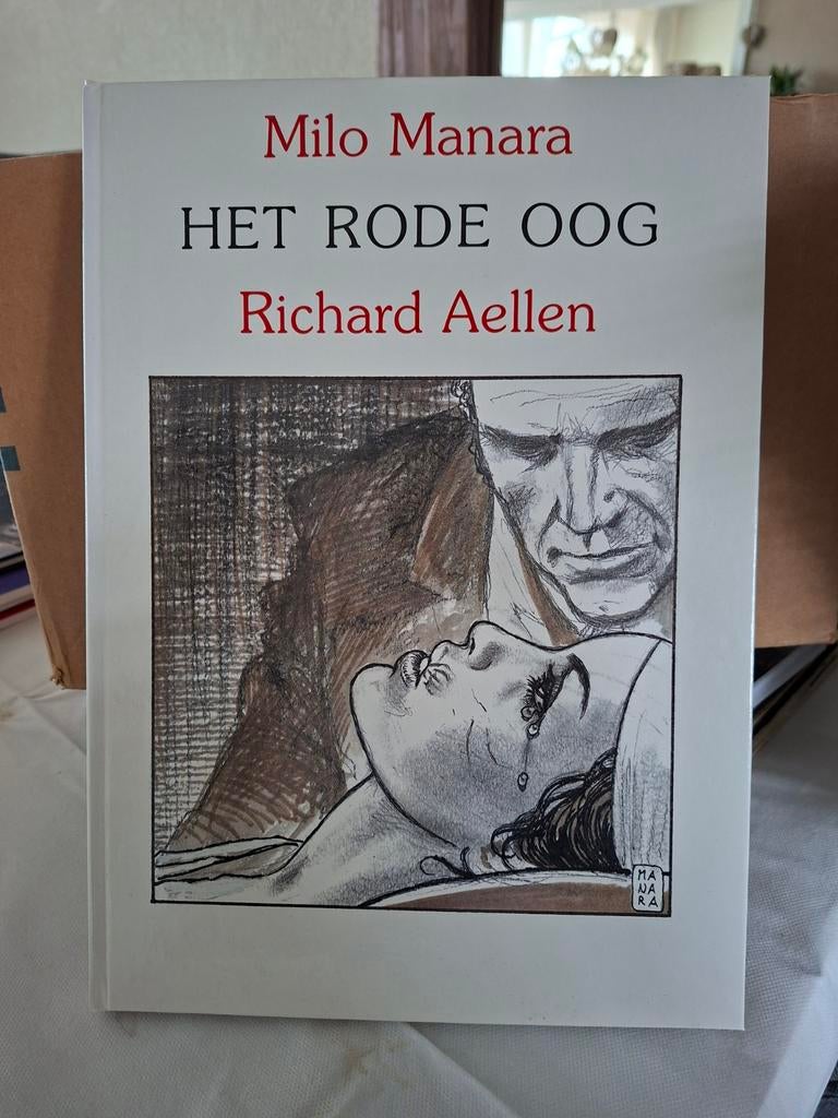 Milo Manara - Het Rode Oog (Richard Aellen), Boeken, Stripboeken, Eén stripboek, Verzenden, Zo goed als nieuw, Milo Manara
