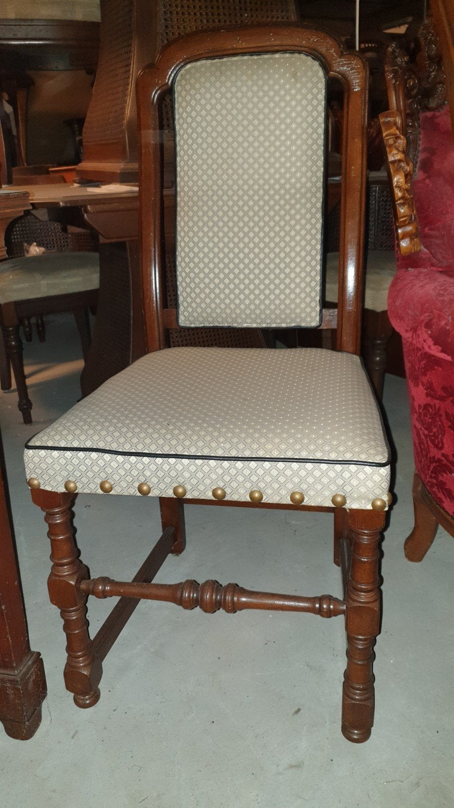 Antique engels eetkamer stoelen, Ophalen
