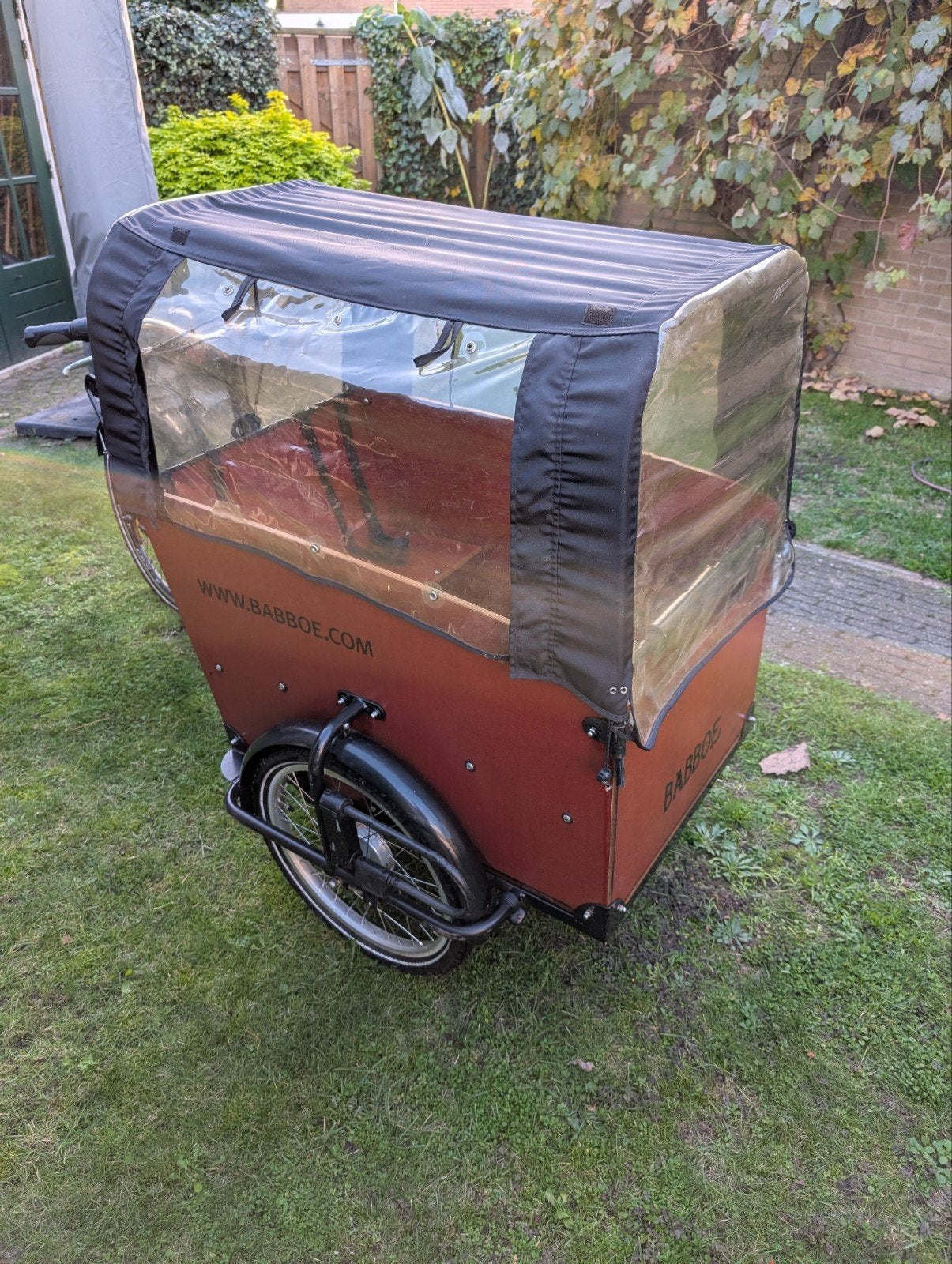 Baboe bakfiets - Goede staat, Shimano Nexus 8, nieuwe wielen, Fietsen en Brommers, Ophalen, Gebruikt, 4 kinderen of meer, Huif