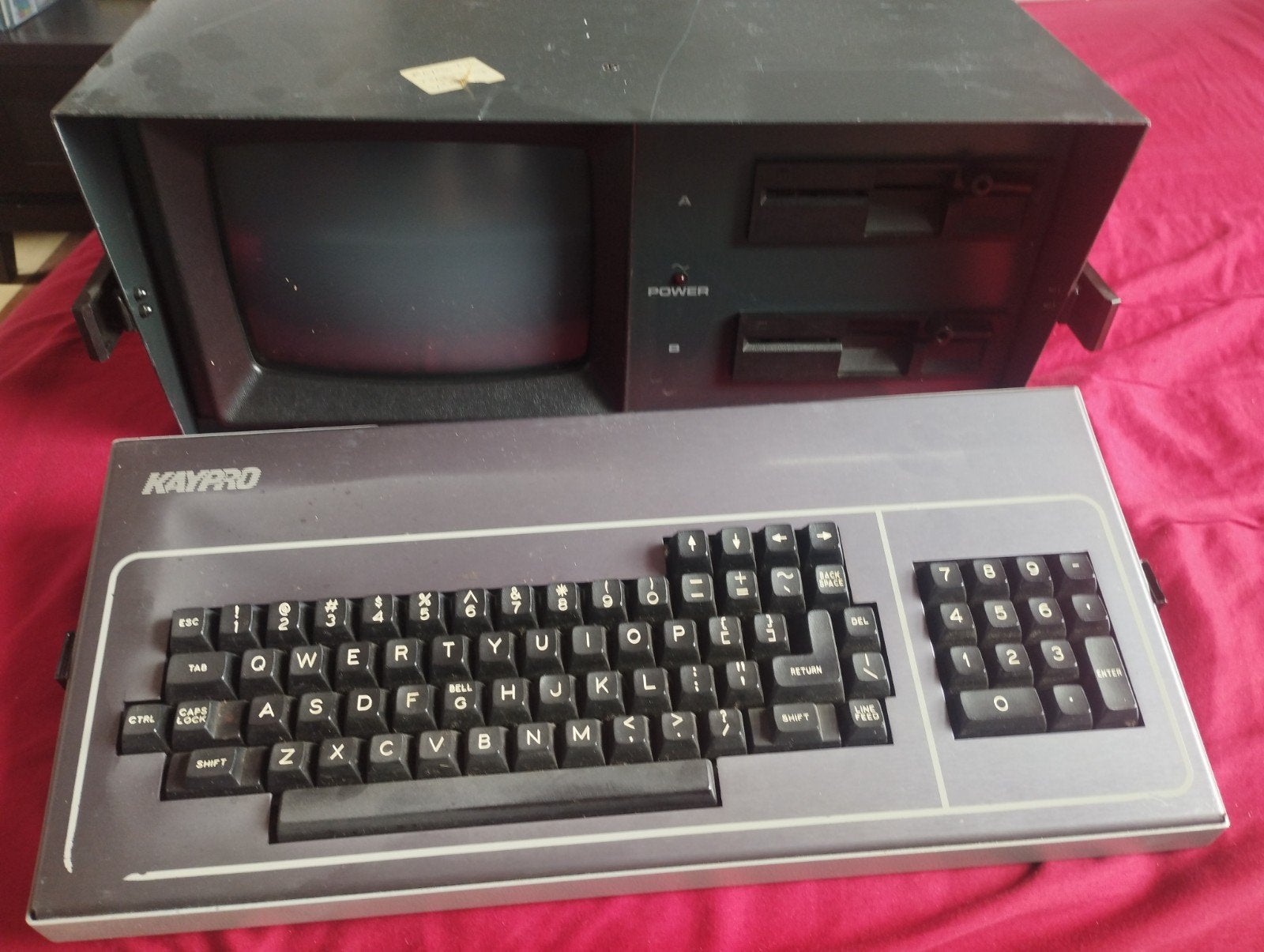 Vintage Kaypro 65K CP/M Draagbare Computer met Floppy's, Computers en Software, Vintage Computers, Ophalen, Kaypro