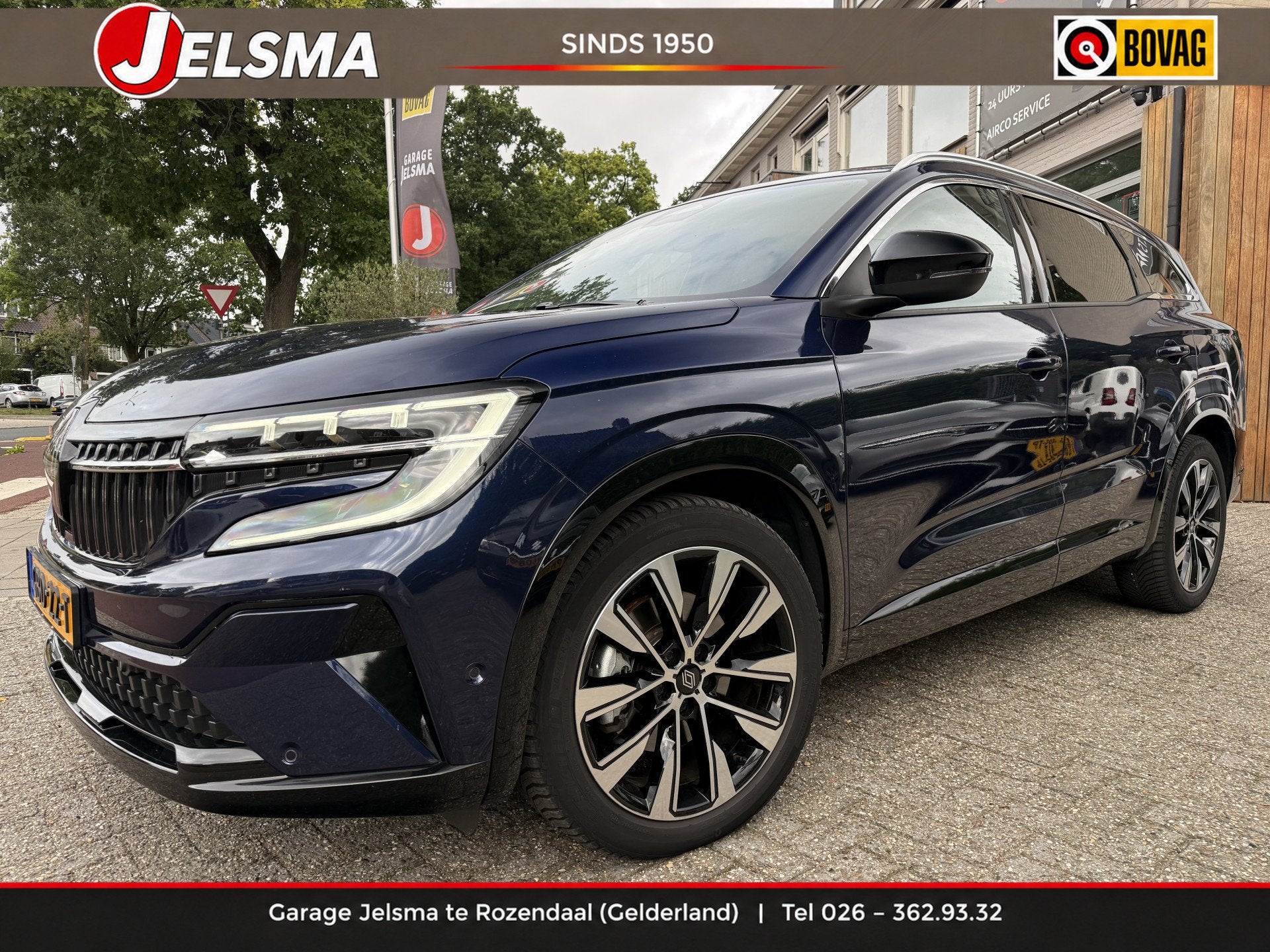 Renault Espace E-Tech full hybrid 200 techno 7p. Camera | Tr, Gebruikt, Euro 6, 1199 cc, Blauw