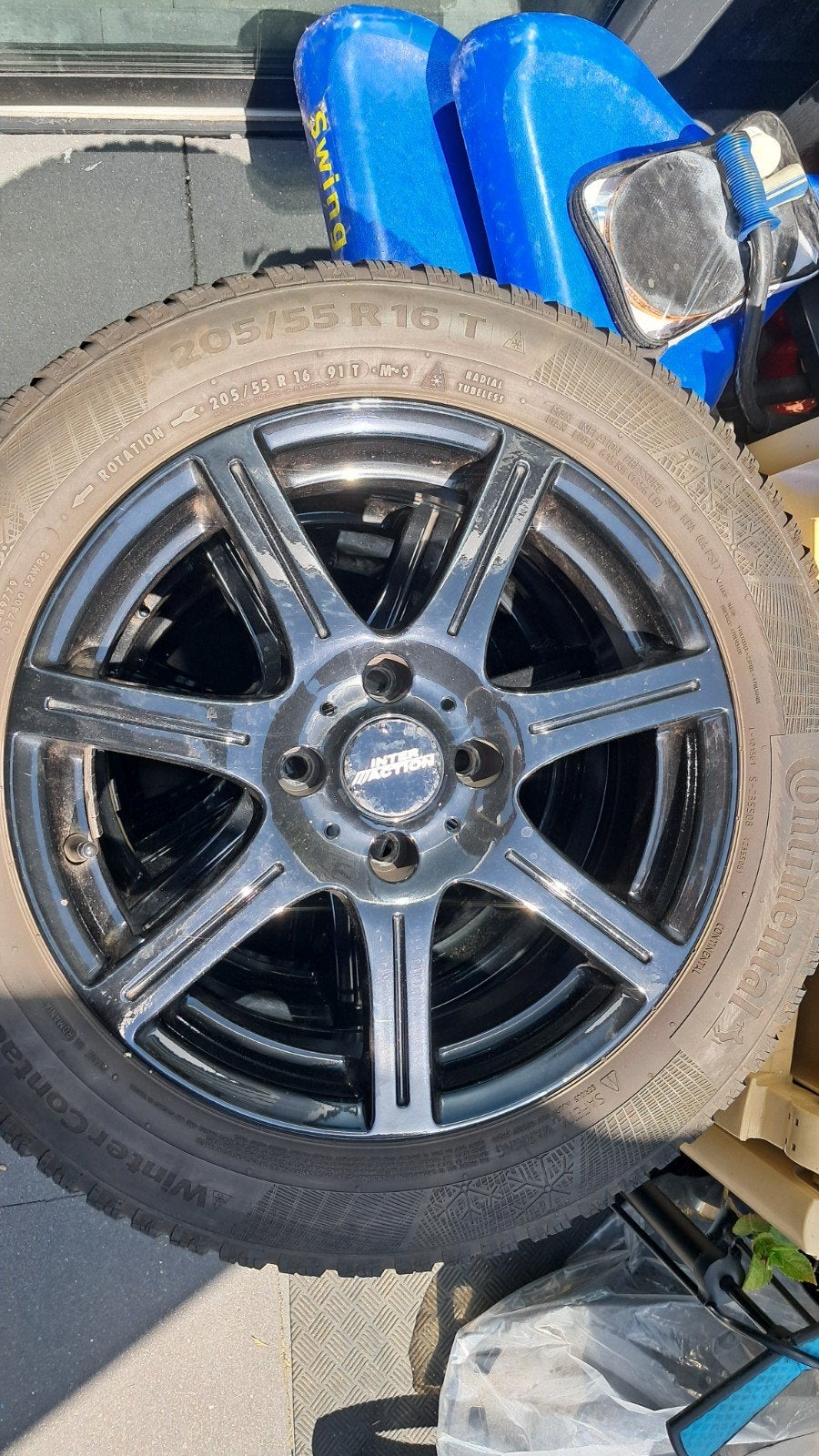 Continental Winterbanden op Velg 205/55 R16, Ophalen