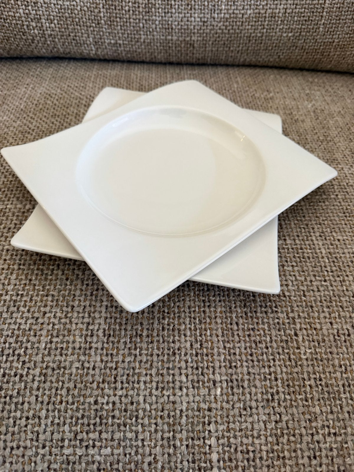 2x Villeroy & Boch New Wave rechthoekig bord 25,5x21,5cm, Ophalen, Villeroy & Boch, Zo goed als nieuw, Bord(en)