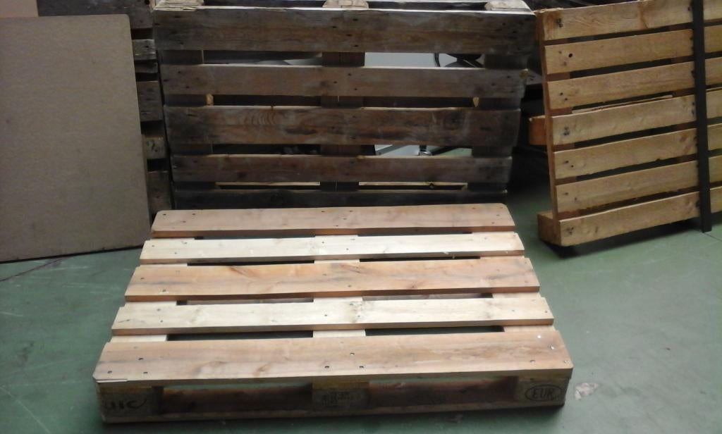 Te koop euro pallets, Tuin en Terras, Ophalen, Gebruikt, Hout, Meer dan 8 zitplaatsen